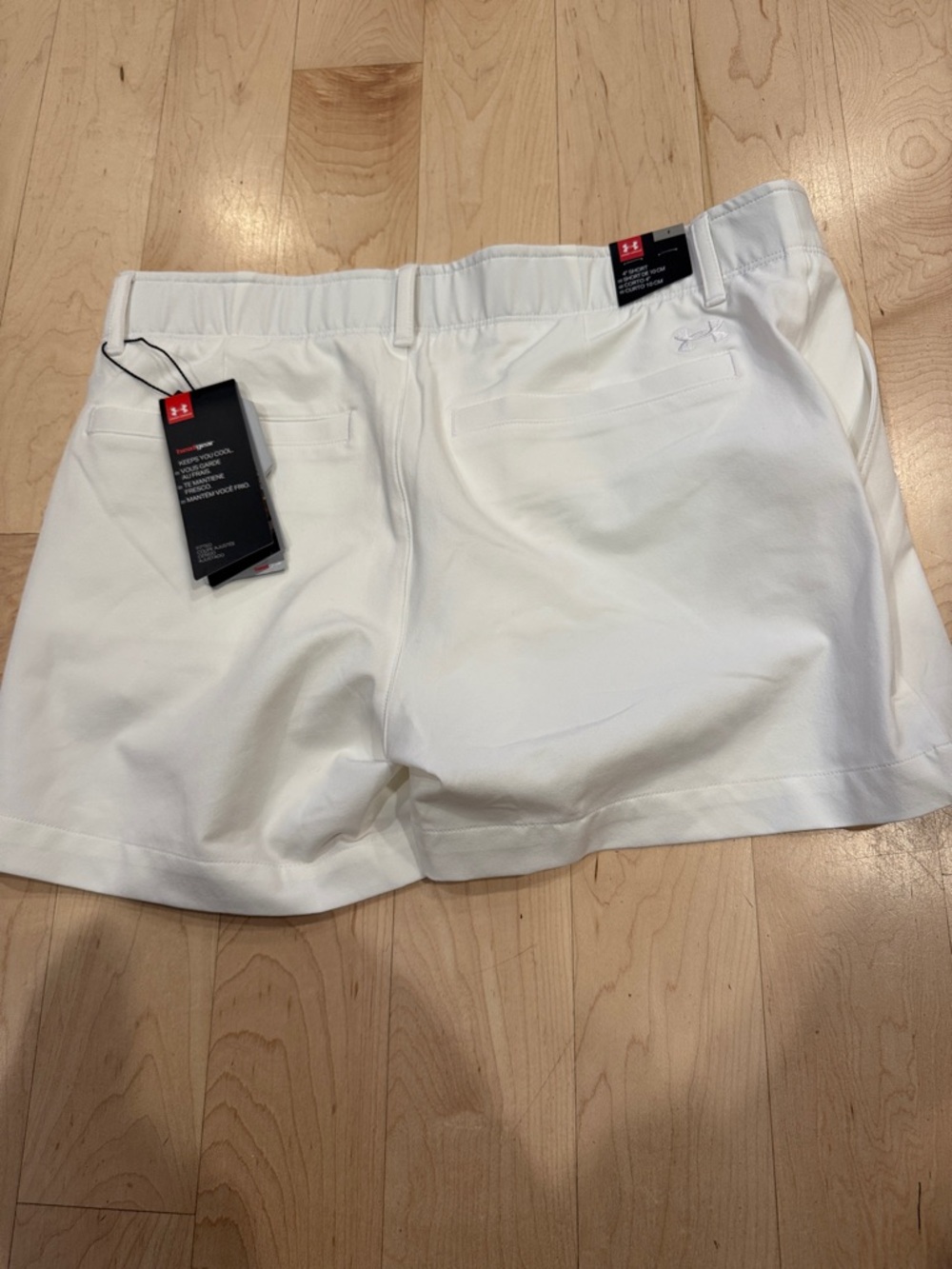 Under Armour Women’s White Heat Gear Athletic Shorts - Picture 5 of 6